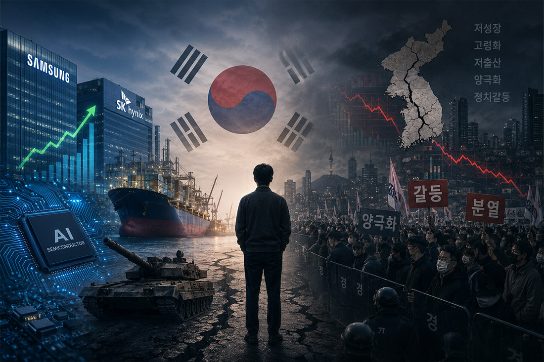 The reality of the Korean economy: searching for new growth engines amidst structural stagnation and polarization.